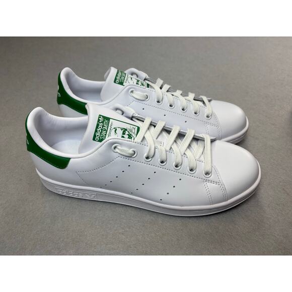 NWOB Adidas Stan Smith Original Sneakers Mens White Green Iconic Casual Size 8.5 - Picture 2 of 10